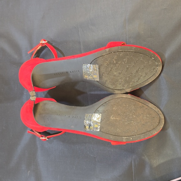 KELLY &KATY OPEN-TOE ADJUSTABLE BUCKLE ANKLE STRAP CLOSURE SANDAL G1 - Picture 15 of 16